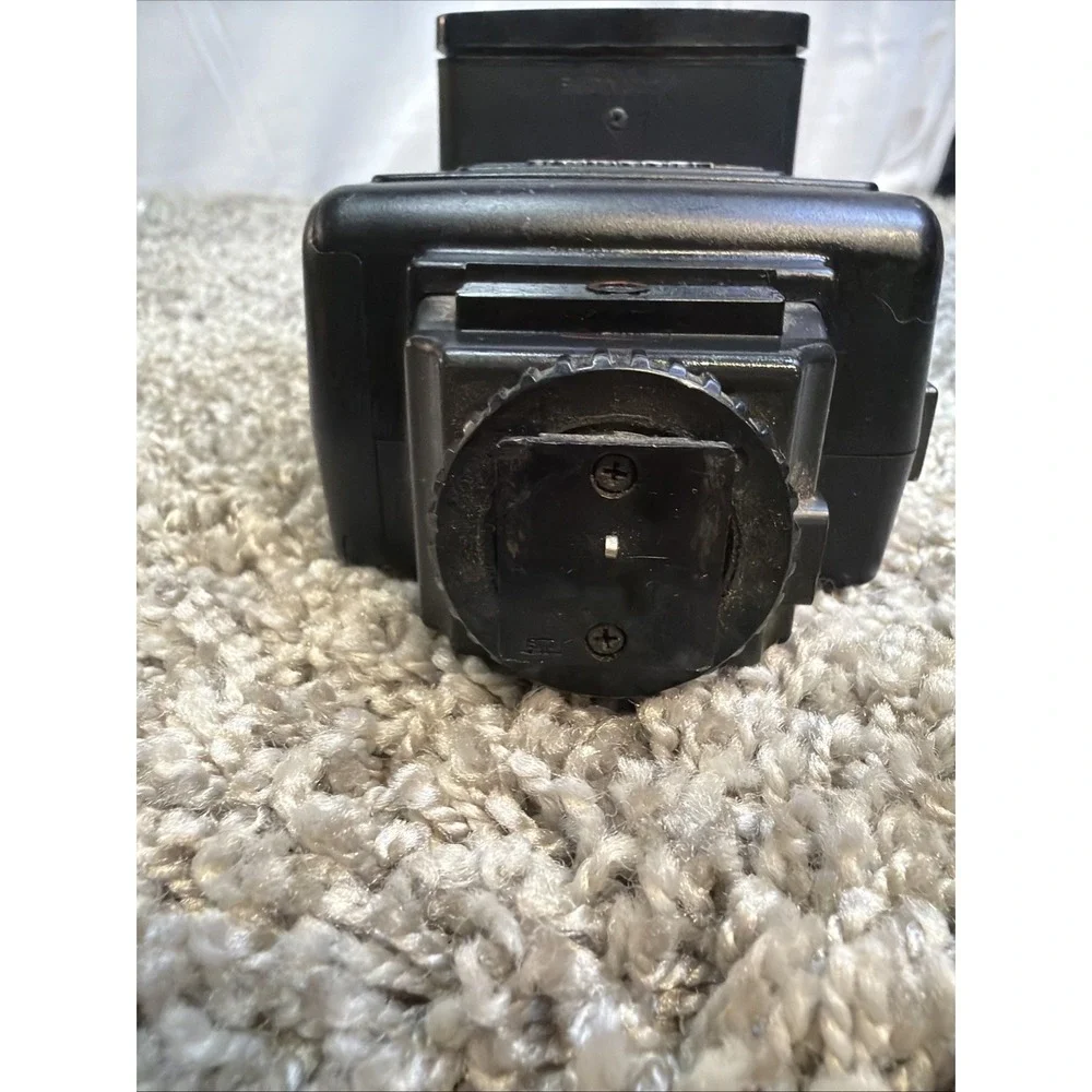 Sunpak Auto 30DX Flash w MX-2D Minolta Adapter Vintage Camera Flash Untested